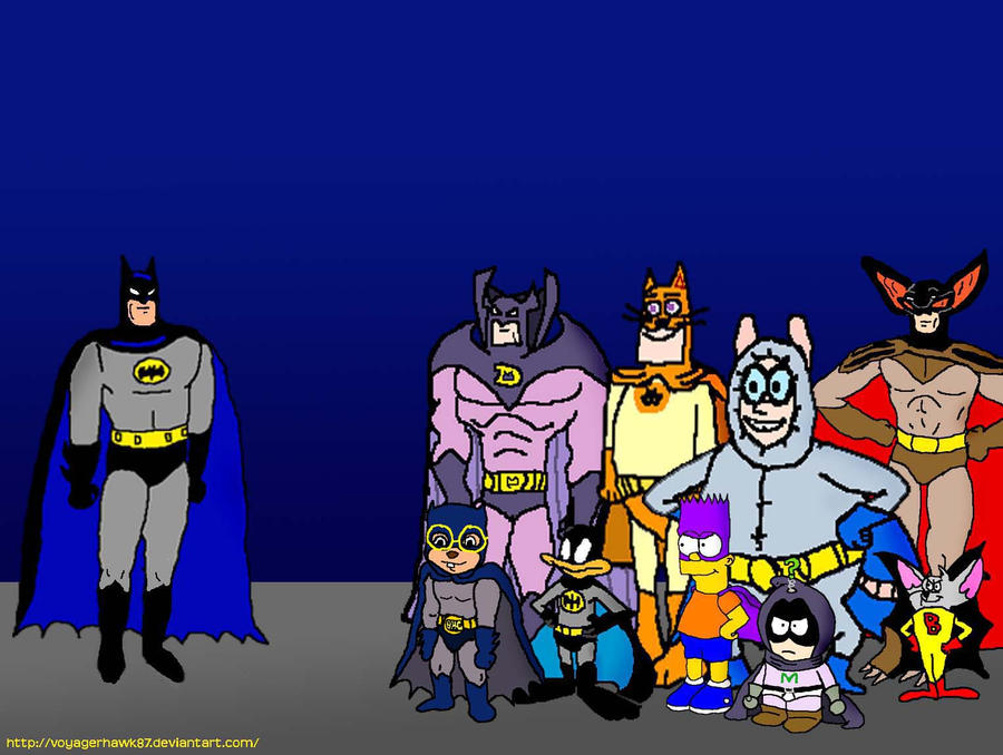 Batman Meets His Parody Counterparts by VoyagerHawk87 on DeviantArt