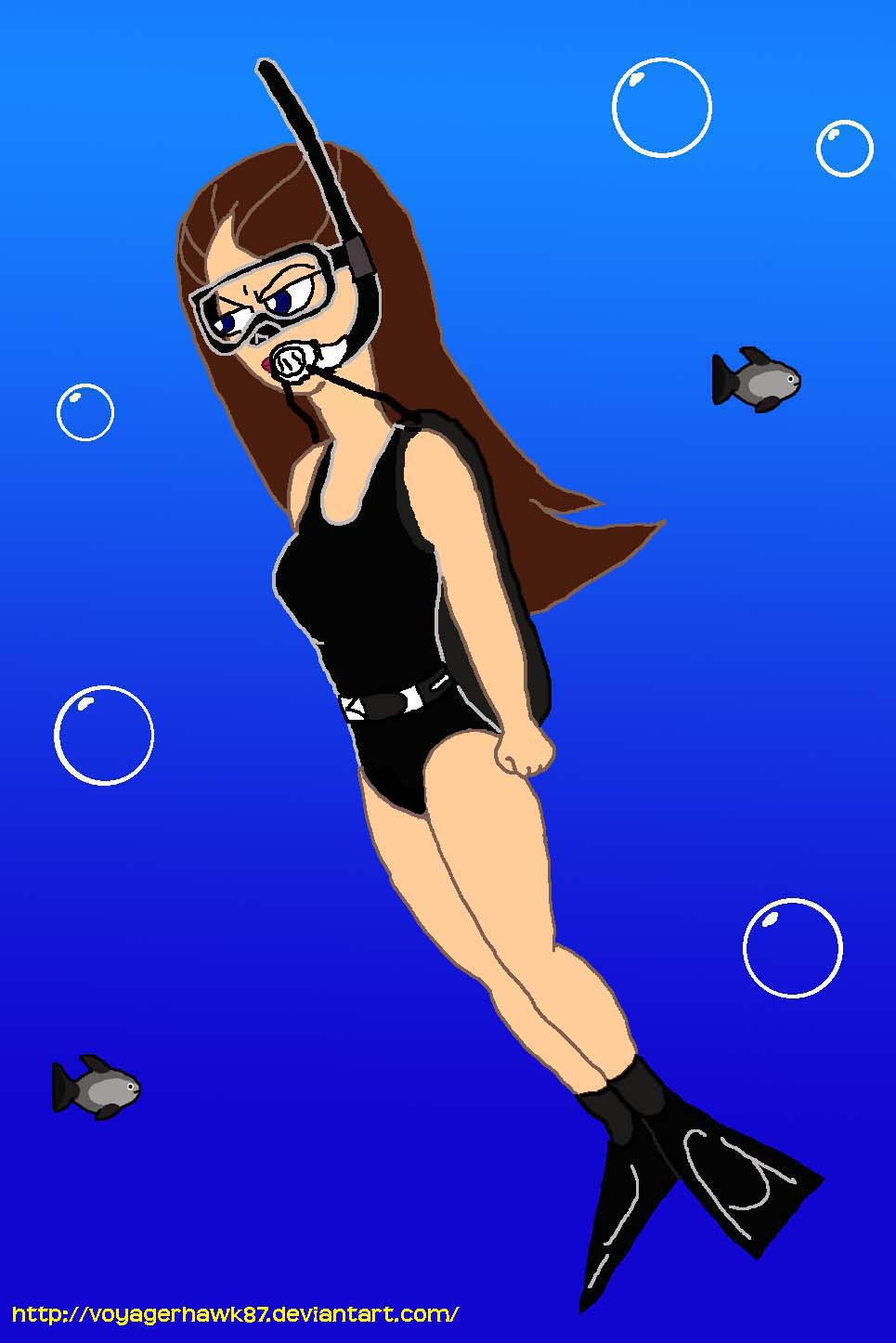 Vanessa Doofenshmirtz Scuba Diving