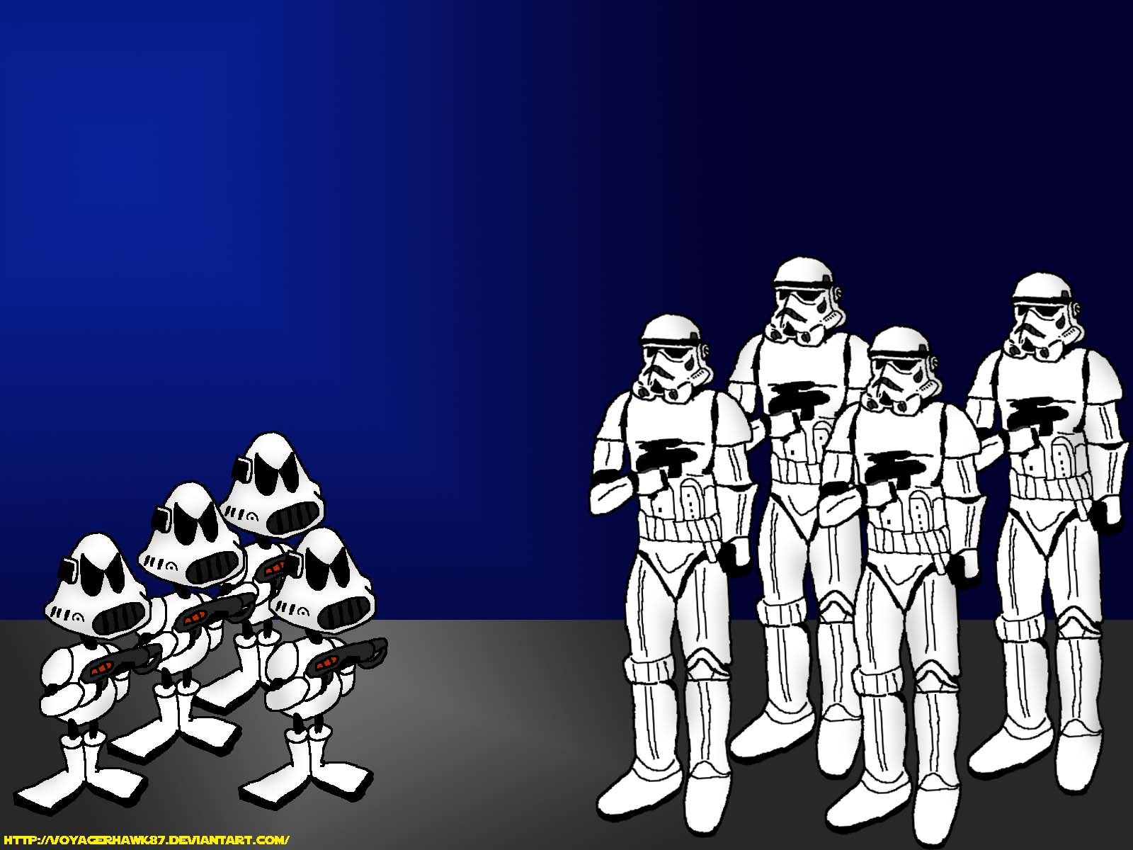 Stormtwoopers meet the Stormtroopers by VoyagerHawk87 on DeviantArt
