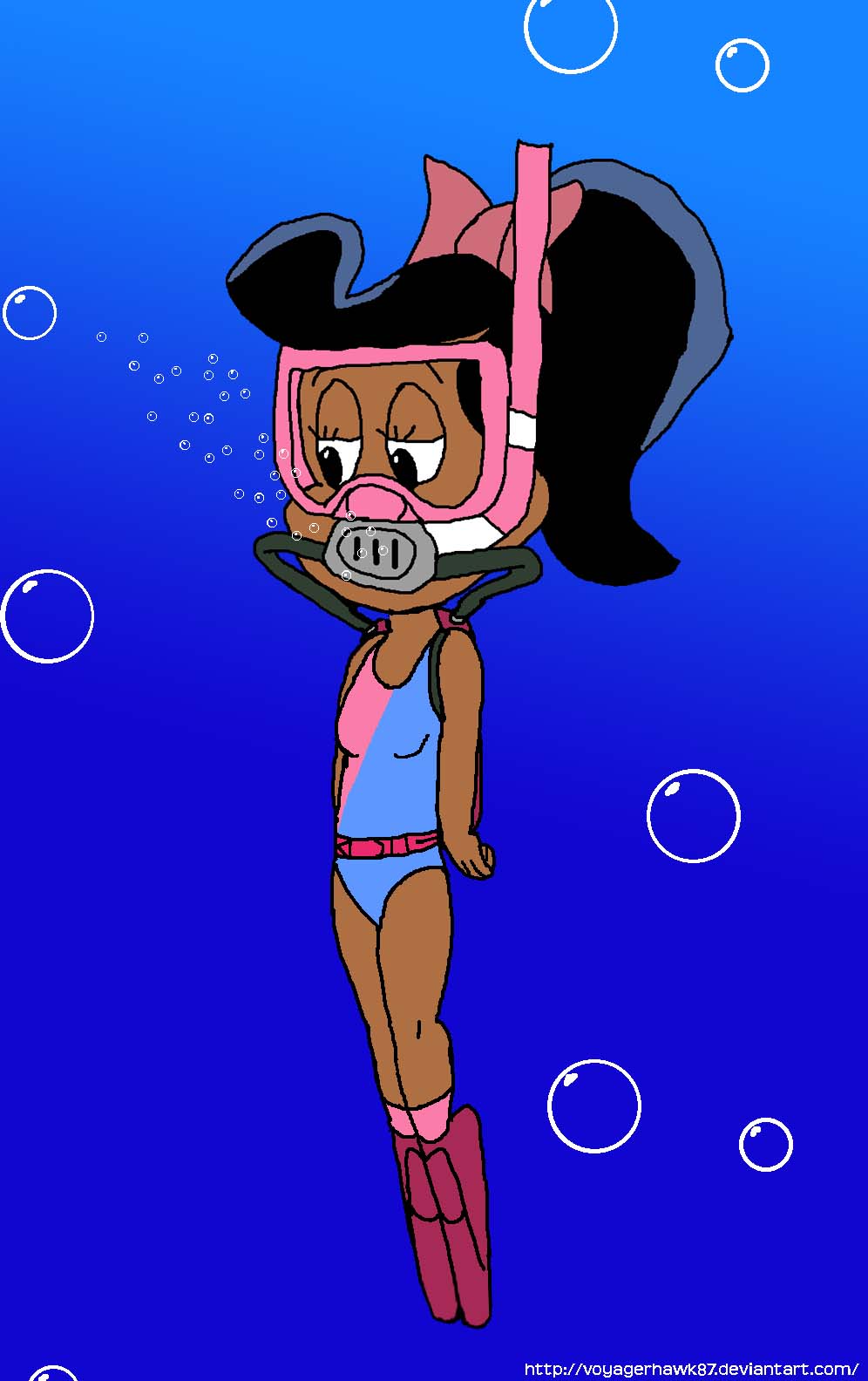 Scuba Diving Mary Melody (Tiny Toons)