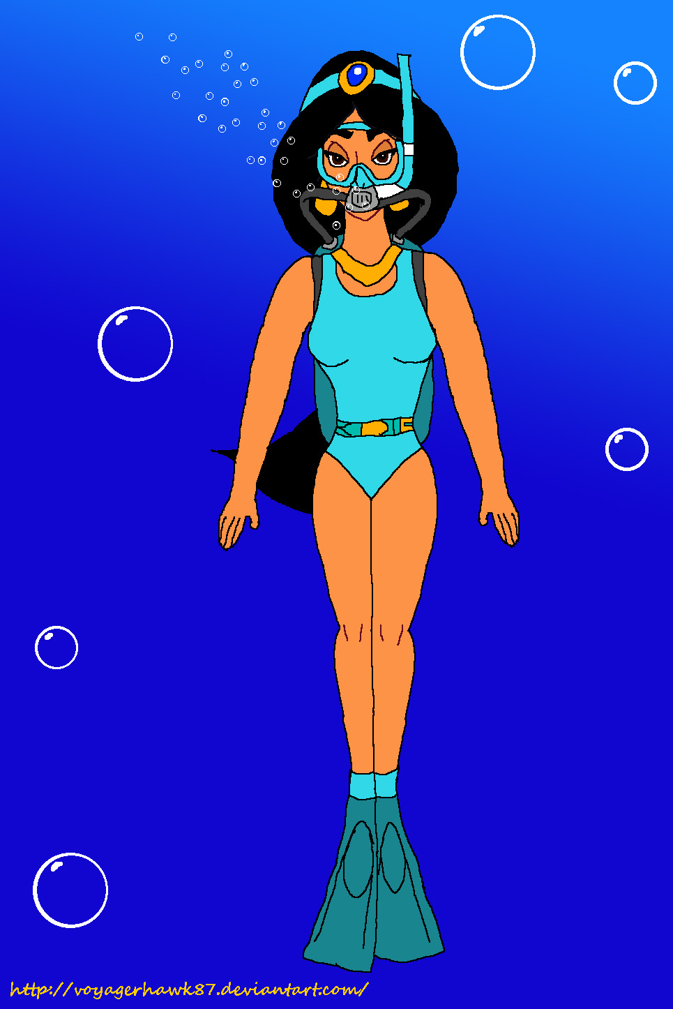 Scuba Princess Jasmine