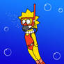 Scuba Lisa Simpson