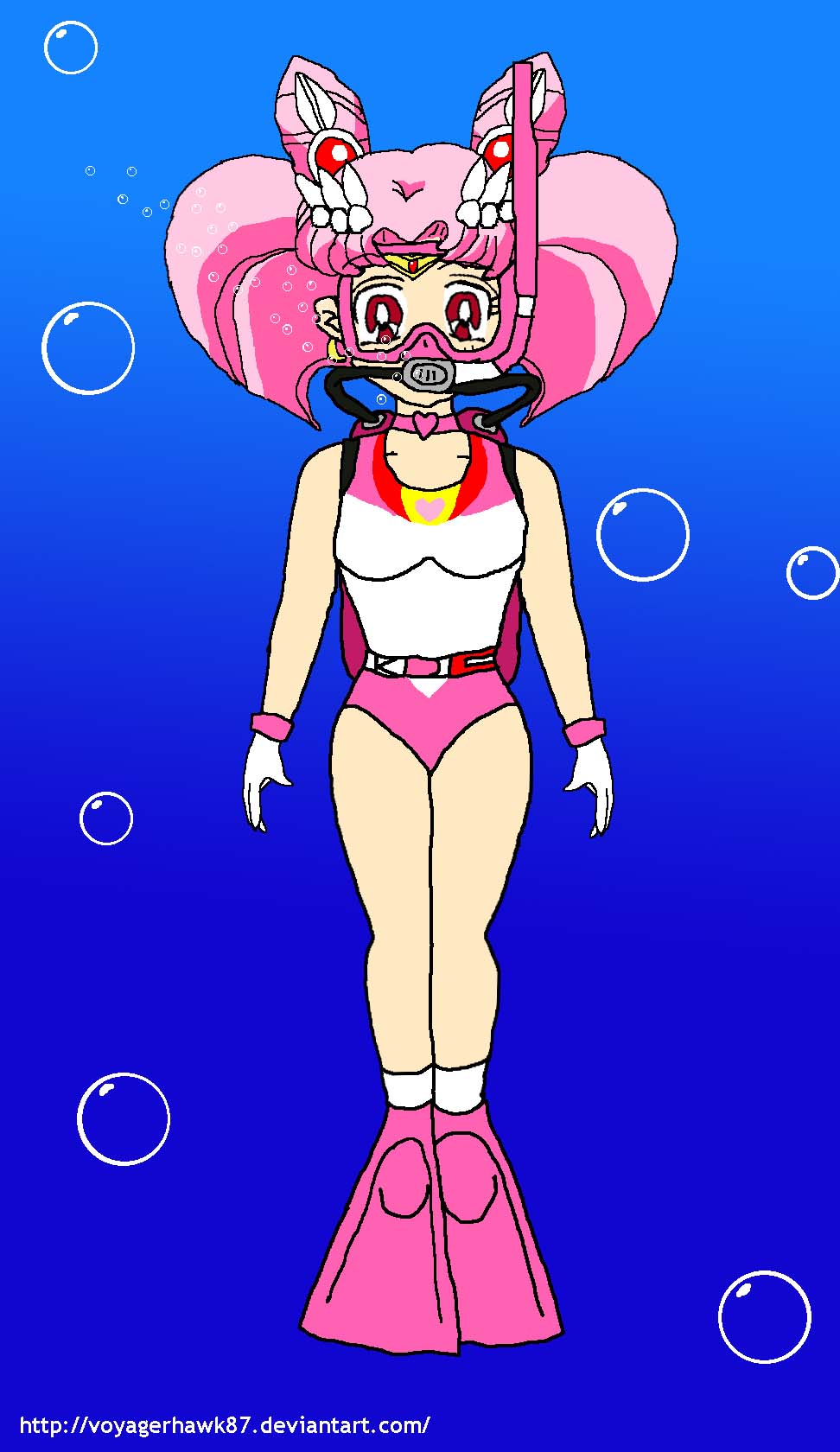 Sailor Mini Moon's Scuba Fun