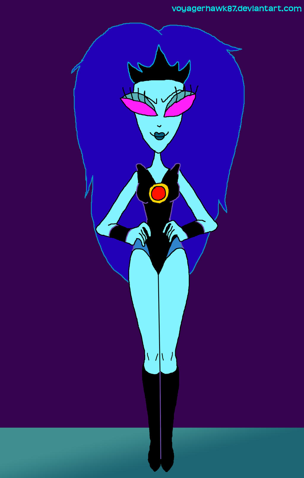 Black Puddle Queen Leotard Revamp By Voyagerhawk87 On Deviantart
