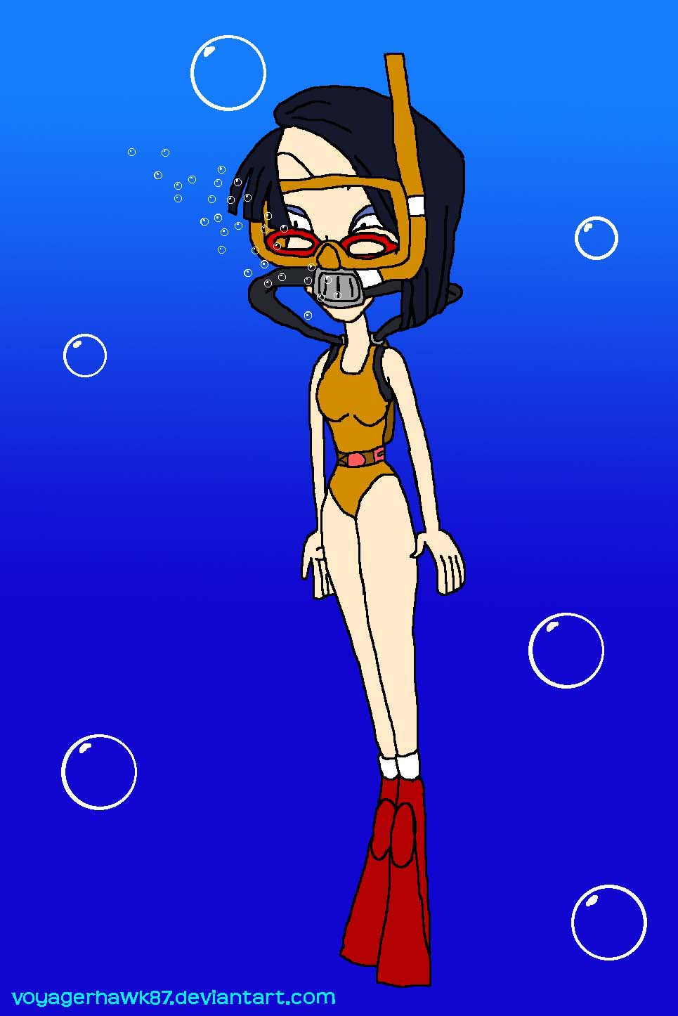 Kira Finster: Scuba Diving