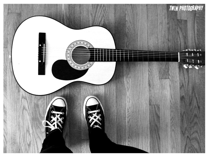 when guitar met shoes