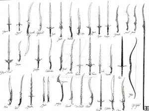 Elven Weapons - Silmarillion