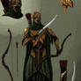 Mirkwood Elf Warrior Concept Art- colored
