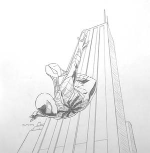 Spider-man descends 2026 (Miles Morales) - pencils