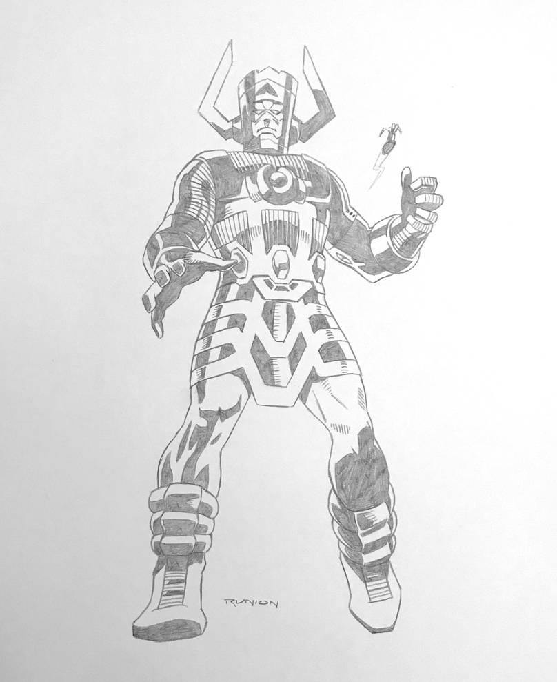 Galactus 1966 pencils by arunion on DeviantArt