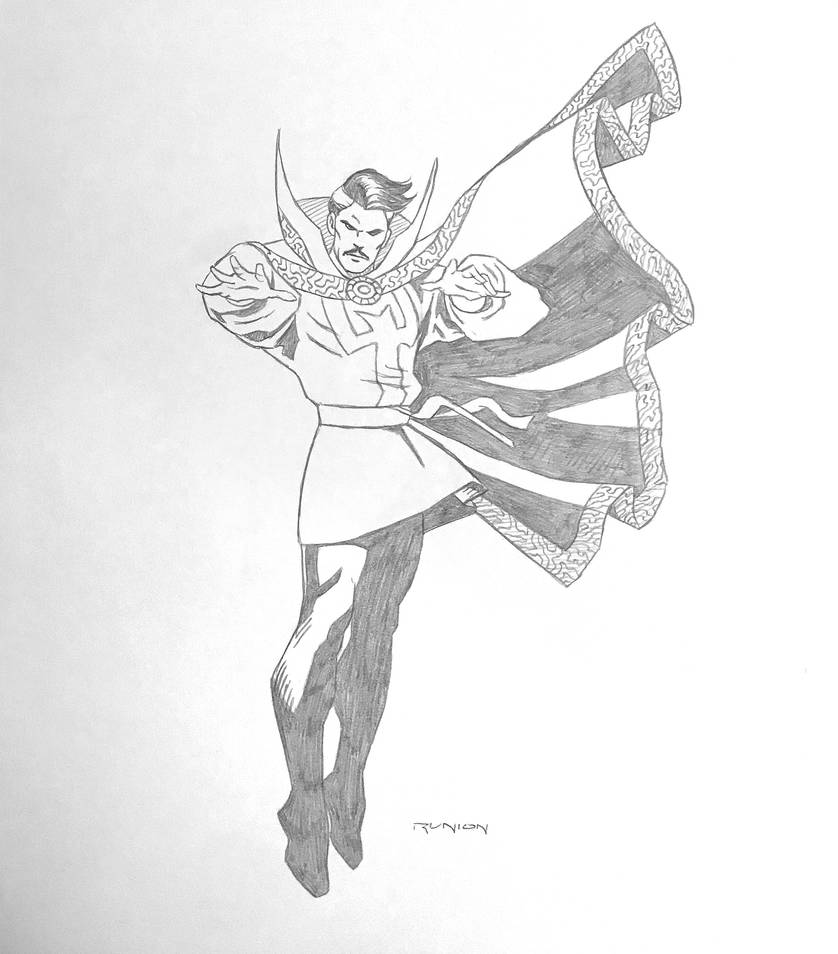 Doctor Strange (Stephen Strange) - pencils by arunion on DeviantArt
