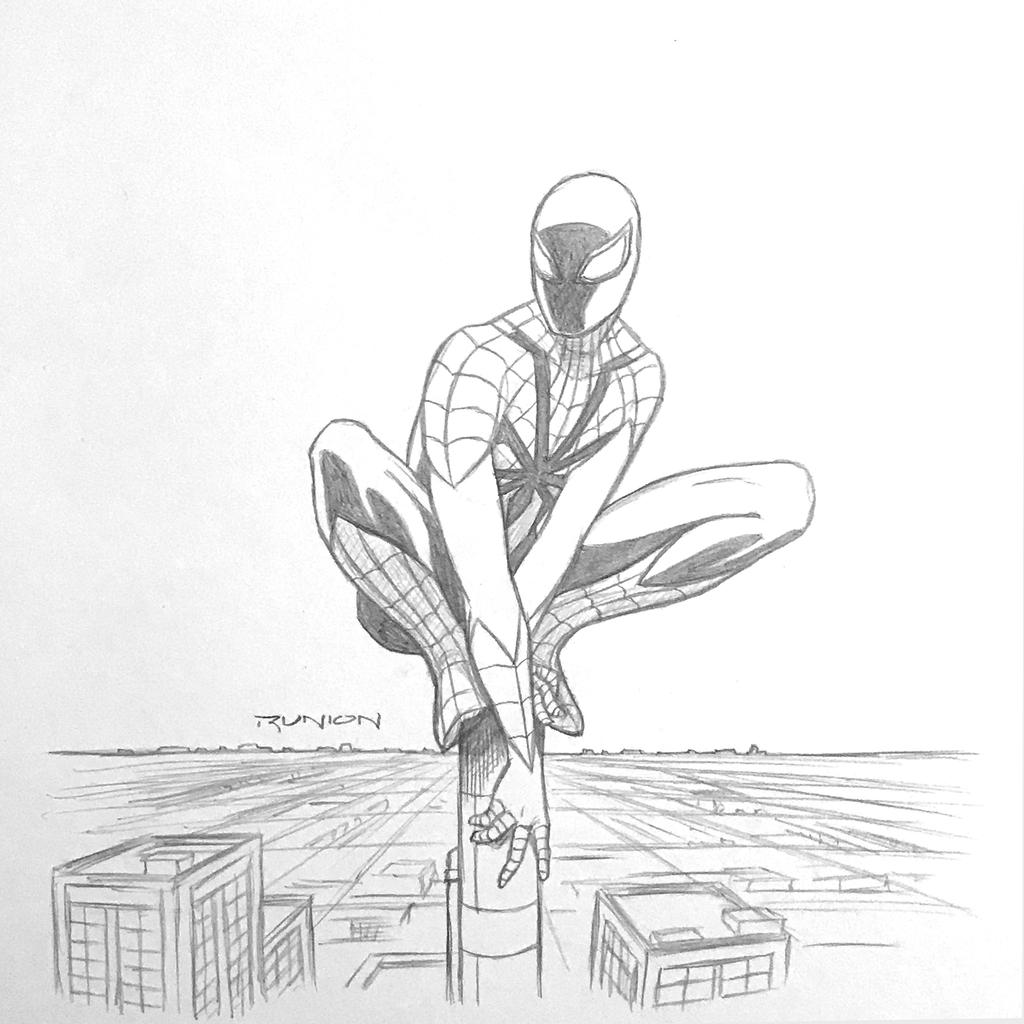 Spider-man perches 2026 (Miles Morales) - pencils
