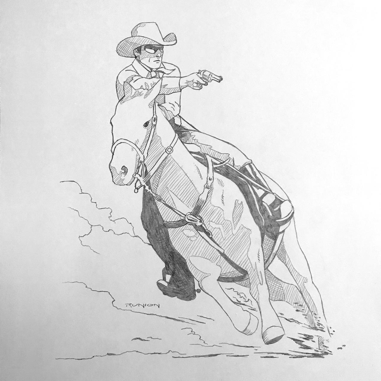 Long Ranger Drawing The Lone Ranger - pencils by arunion on DeviantArt