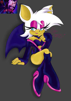 Rouge with Angel dust outfit 