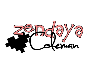 texto png Zendaya Coleman