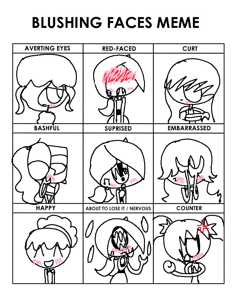 Mixels Ocs : Blushing Meme