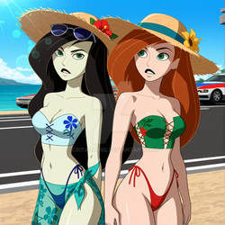 Shego + Kim Possible summer time together