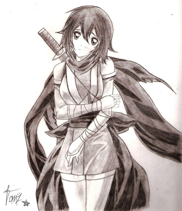 Anime Ninja Girl by TanzieX on DeviantArt