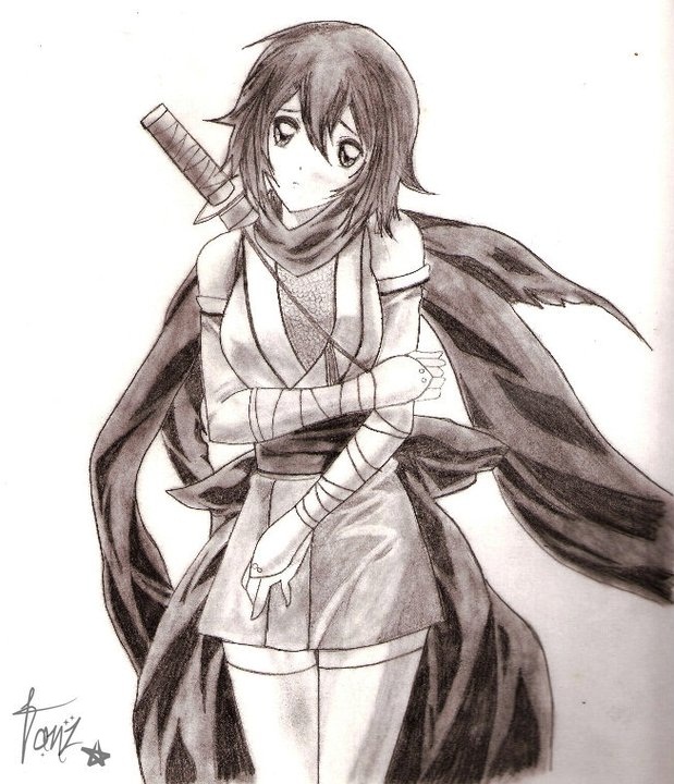 Anime Ninja Girl by TanzieX on DeviantArt Anime Ninja Girl by TanzieX on DeviantArt