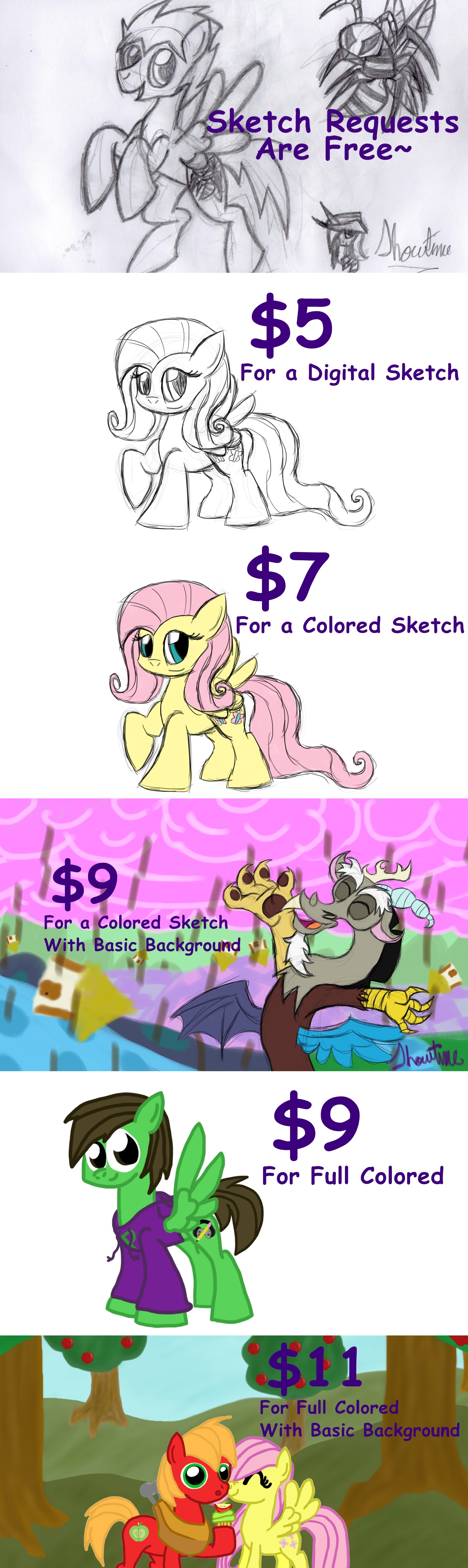 Request and Commission Prices!