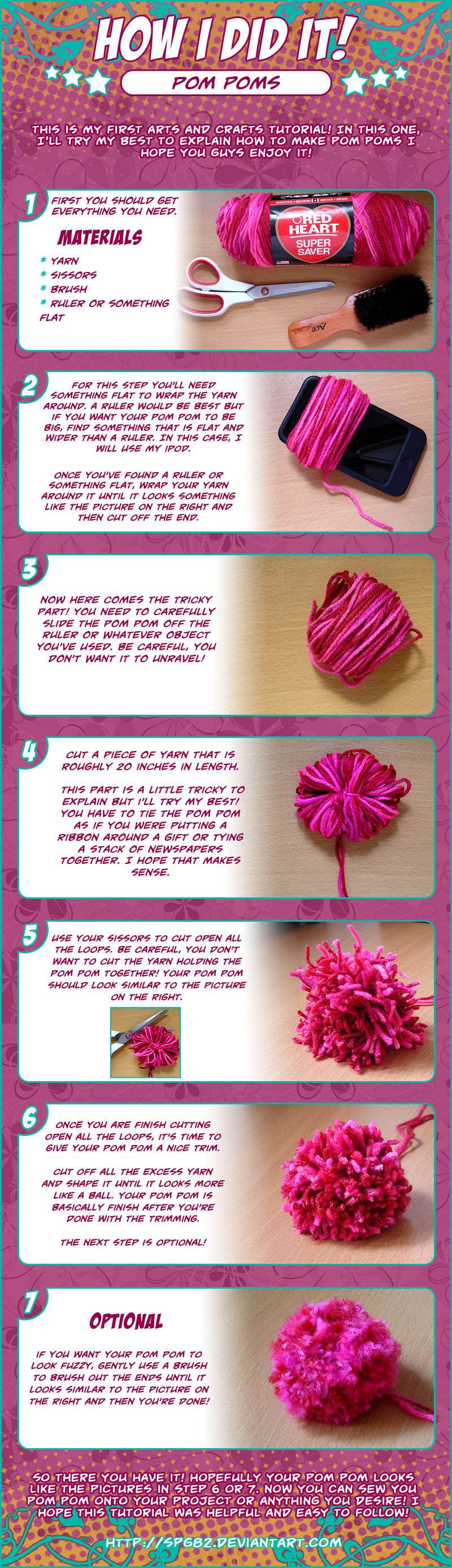 How I Did It: Pom Poms