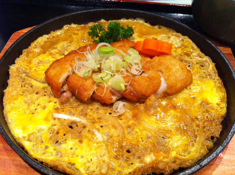 Chicken Cutlet Okonomiyaki