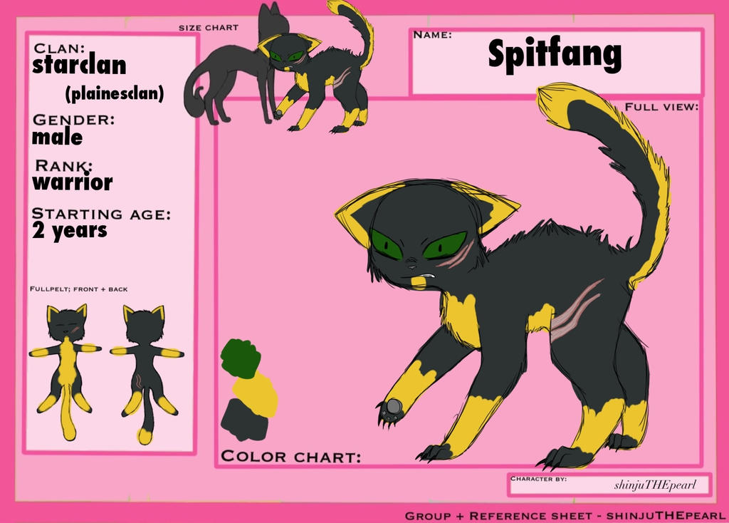 Spitfangs (TcotV) .: Spitfang ref sheet NEW :. by momma-SHIN on DeviantArt
