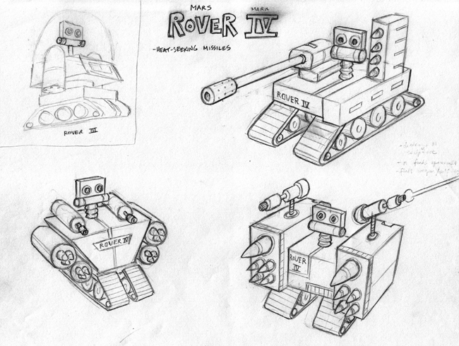 Mars Rover IV designs