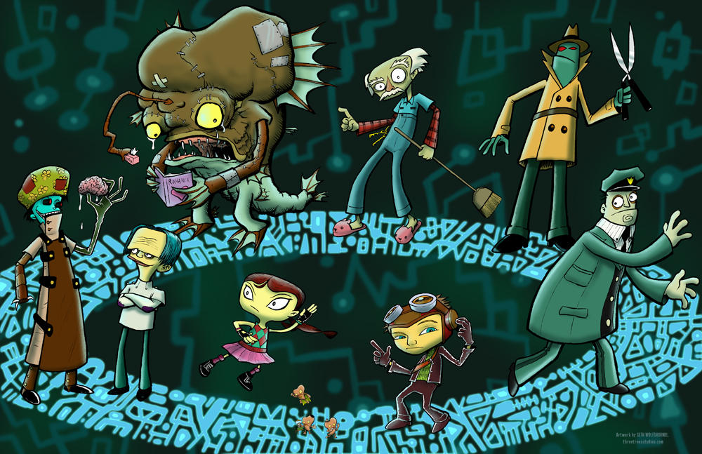 Psychonauts How To Get Into The Asylum PSYCHONAUTS poster by SethWolfshorndl on DeviantArt
