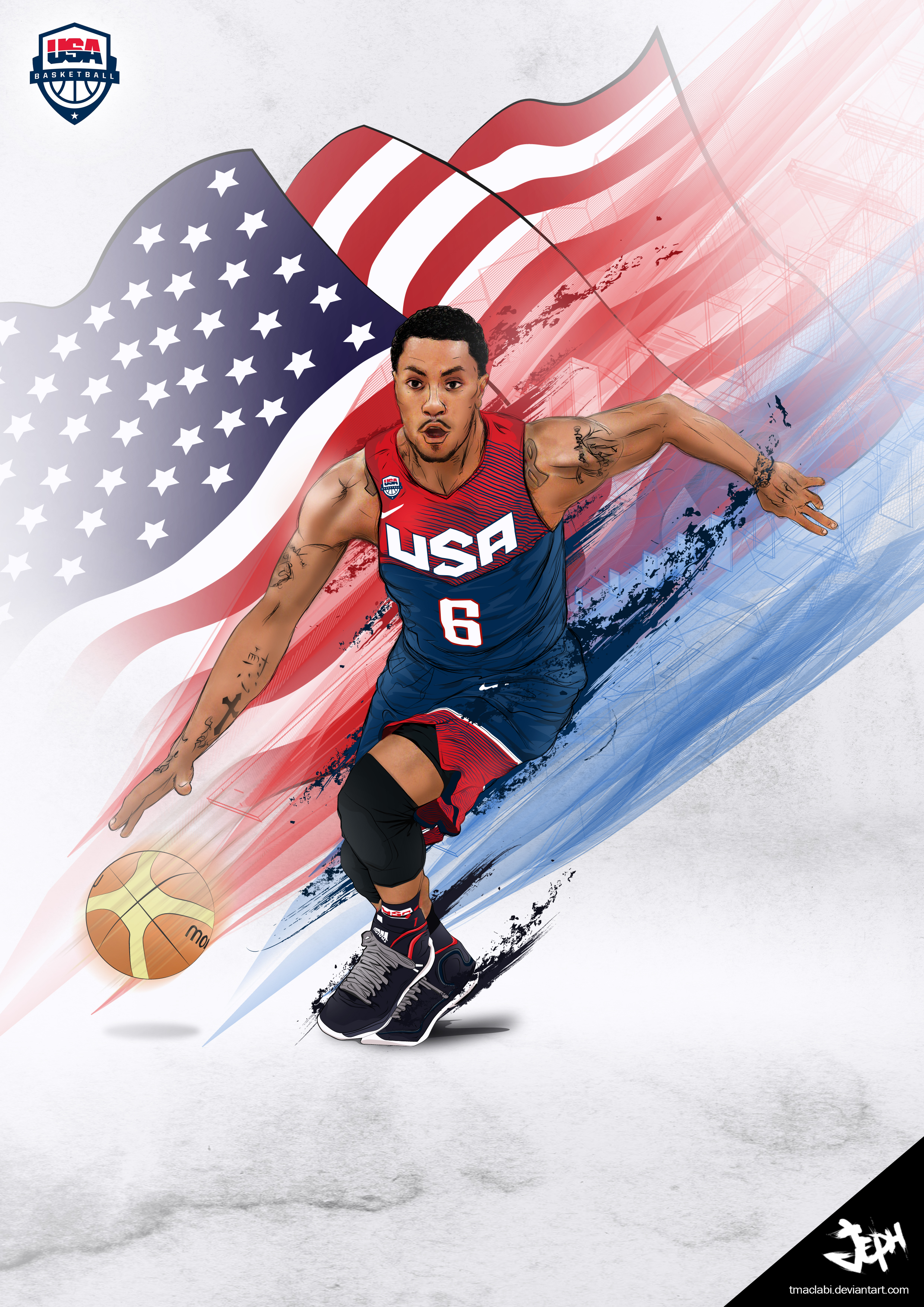 Derrick Rose Team USA