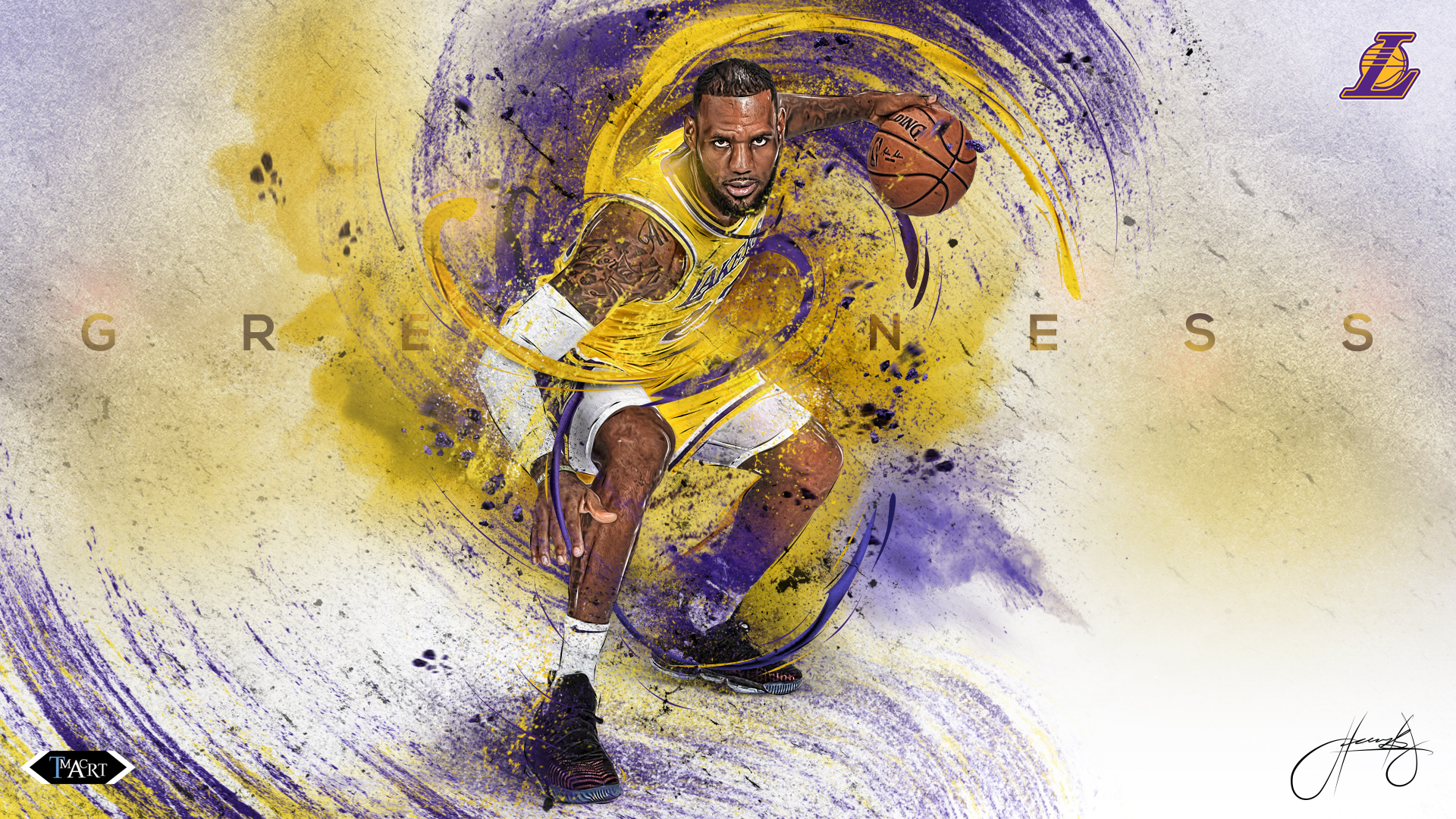 Lebron James L.A. Lakers Greatness