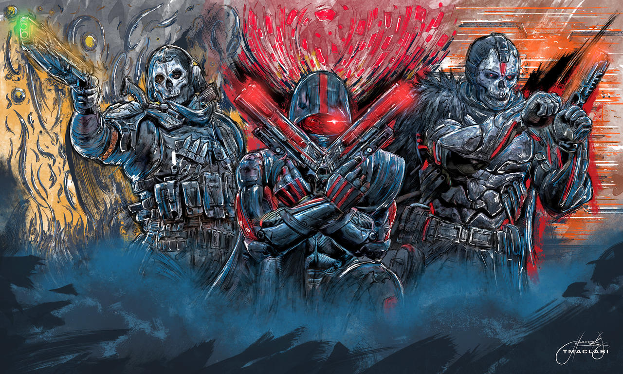 CODM CANVAS ART 3 LEGENDARY OPERATORS by tmaclabi on DeviantArt