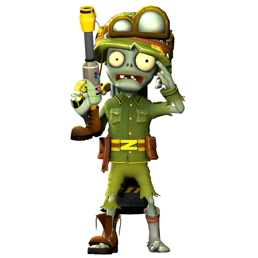PVZ GW2: Foot Soldier Model by XenoSero on DeviantArt