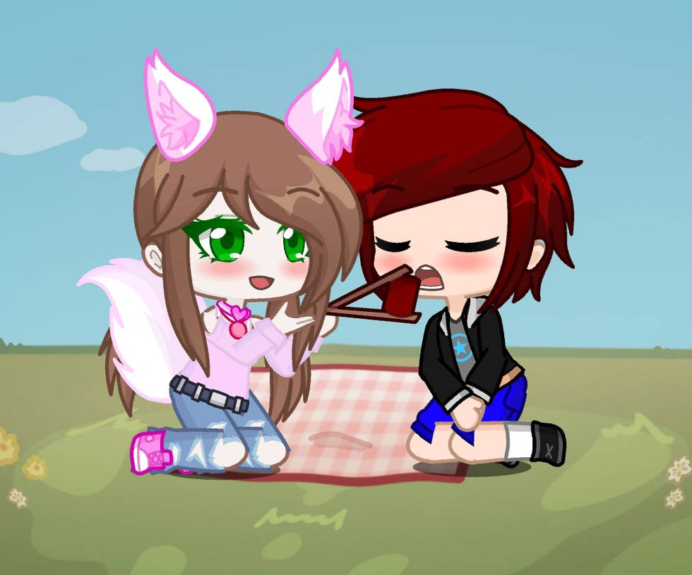Arwen Feed Anthony at Picnic by BrownDusterSoldat on DeviantArt