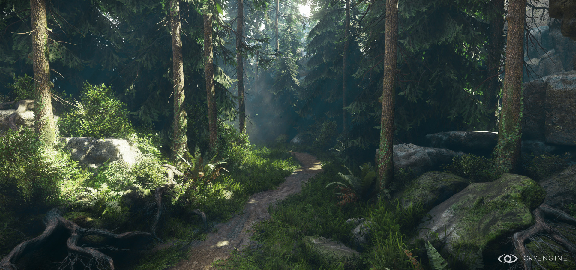 CryEngineV - Lighting and forest study 2