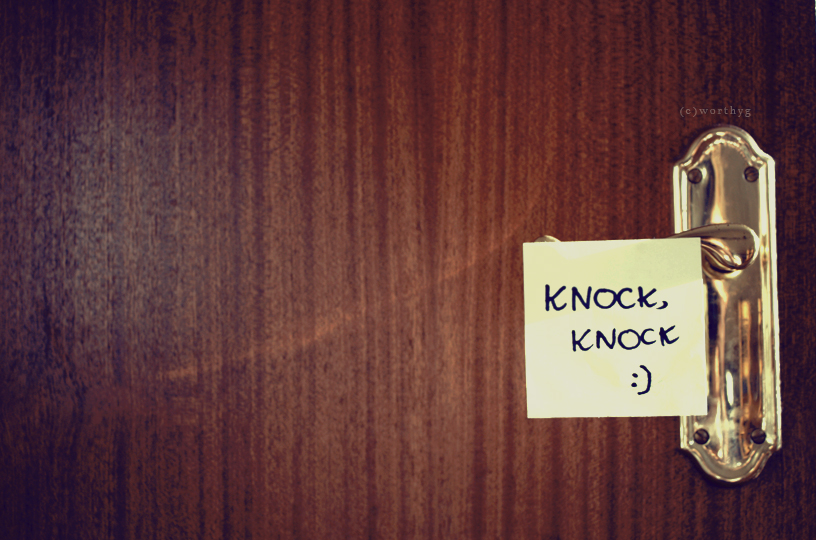 Please, knock