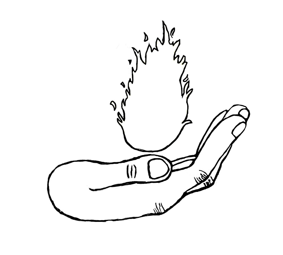 Fireball in hand by DessyDoox3 on DeviantArt