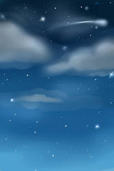 Night Sky Custom Background