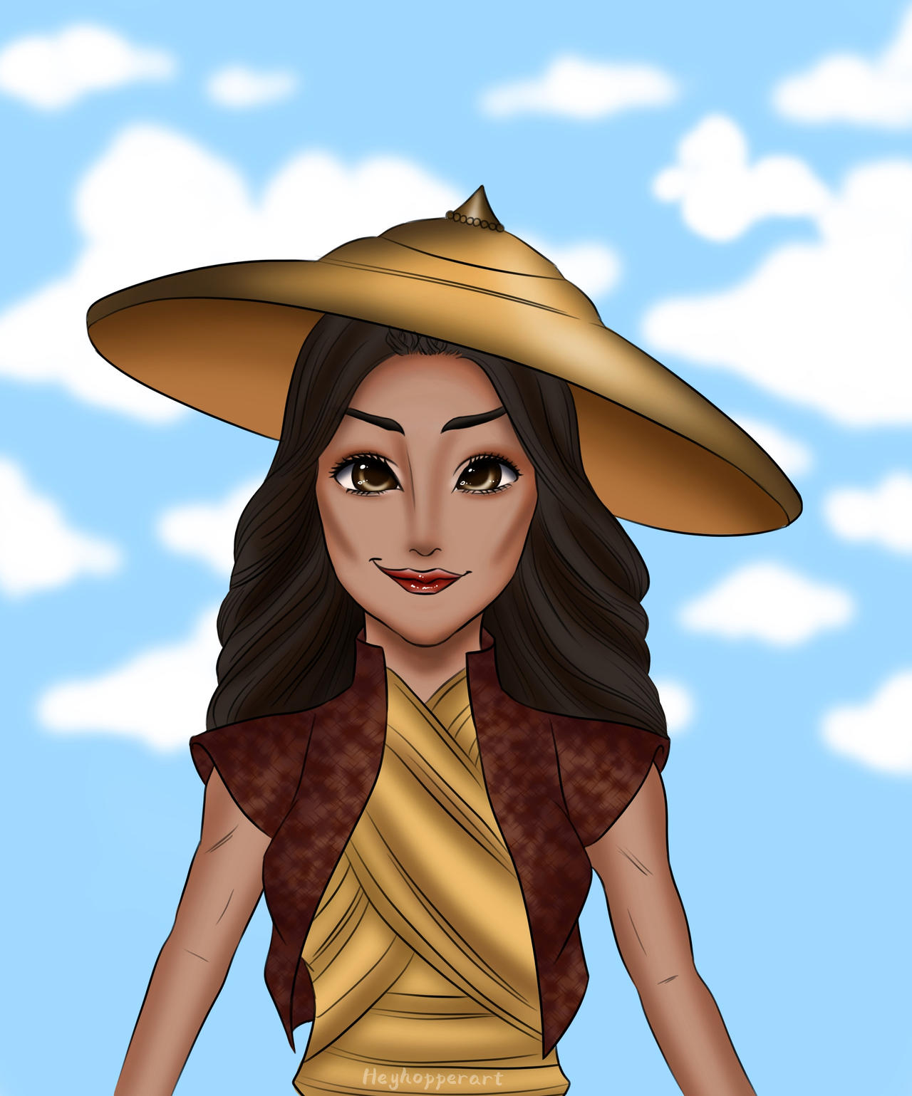 Raya by Heyhopperart on DeviantArt