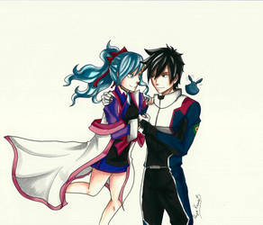 Gruvia Gundam Seed Destiny