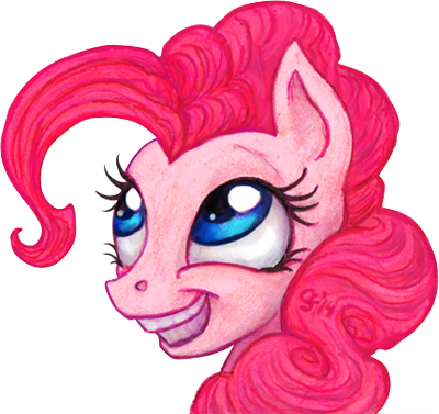 Alarmingly Cheerful Pinkie