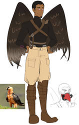 [contest entry] bearded vulture man