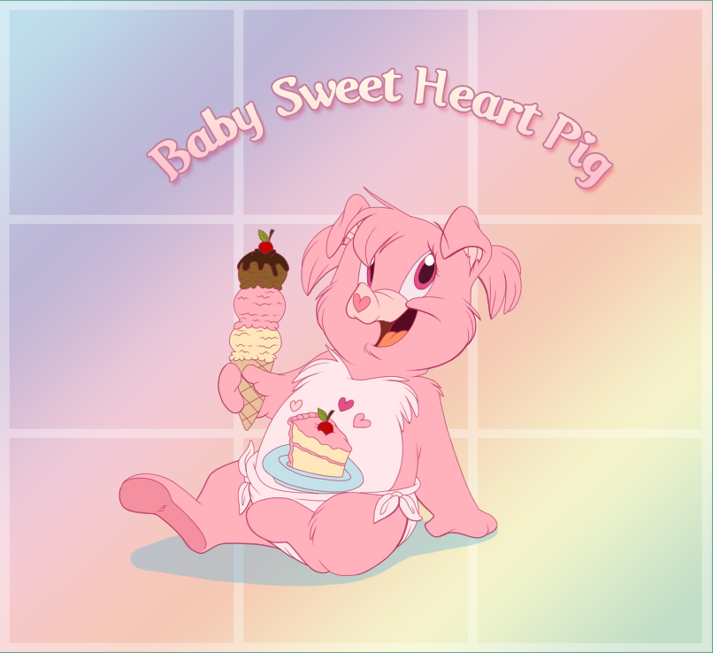 Baby Sweet Heart Pig