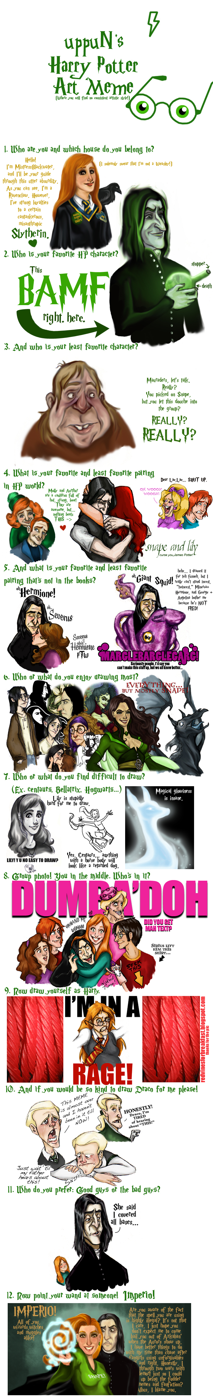 Harry Potter Meme 2 part 2 by DKCissner on DeviantArt