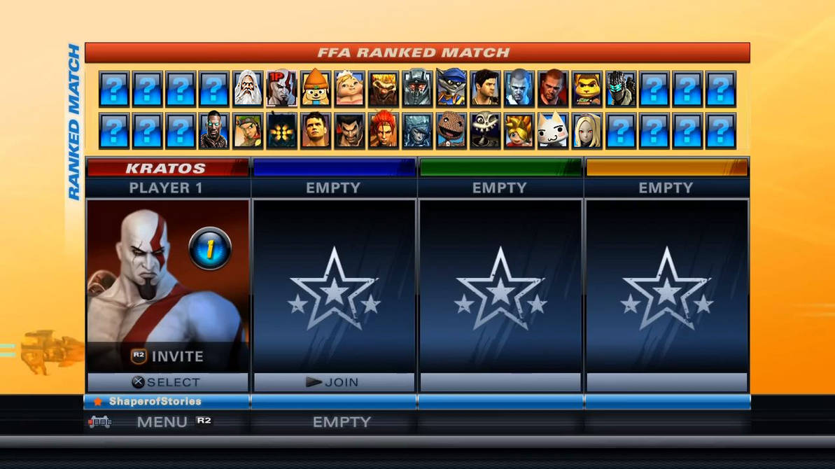 PlayStation AllStars Battle Royale Current Roster by NintendoFanDj on