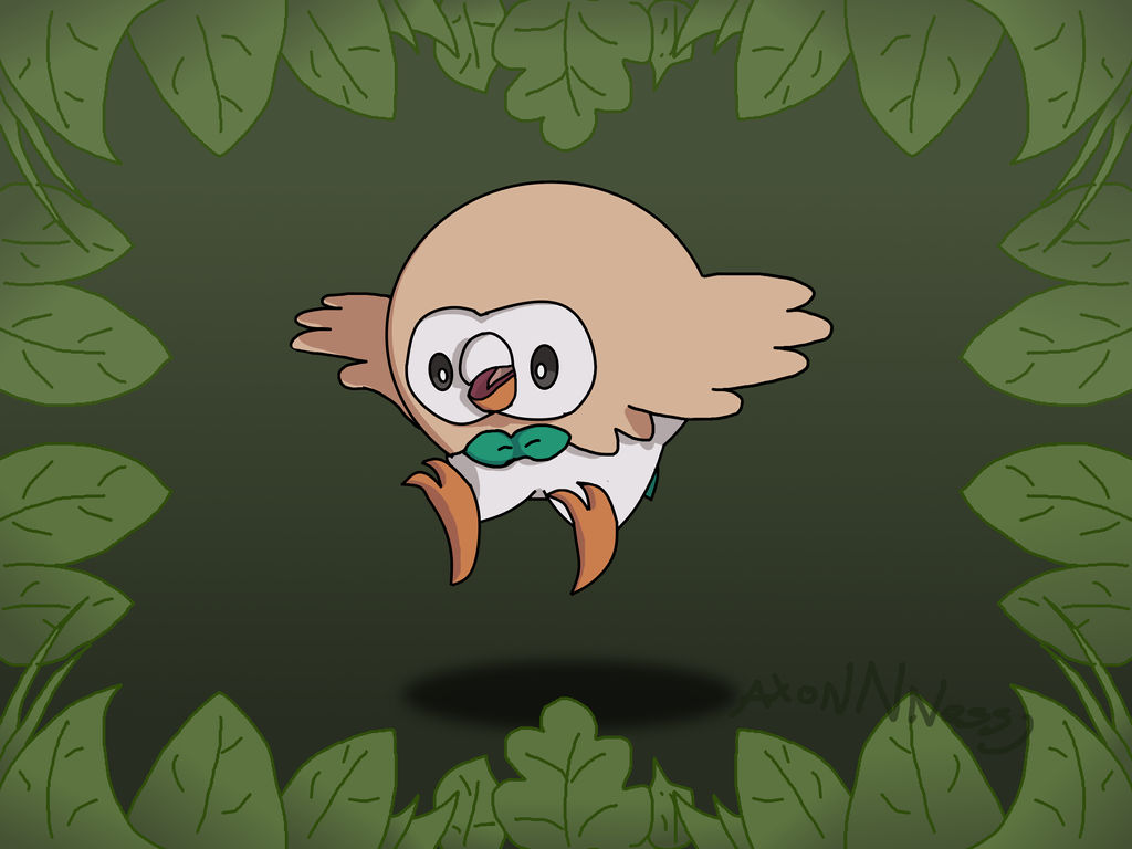 Rowlet by axoNNNessj on DeviantArt