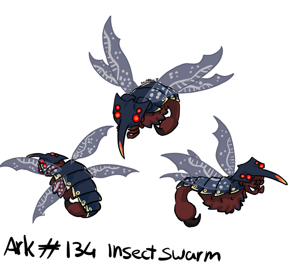 Ark Insect swarm by axoNNNessj on DeviantArt