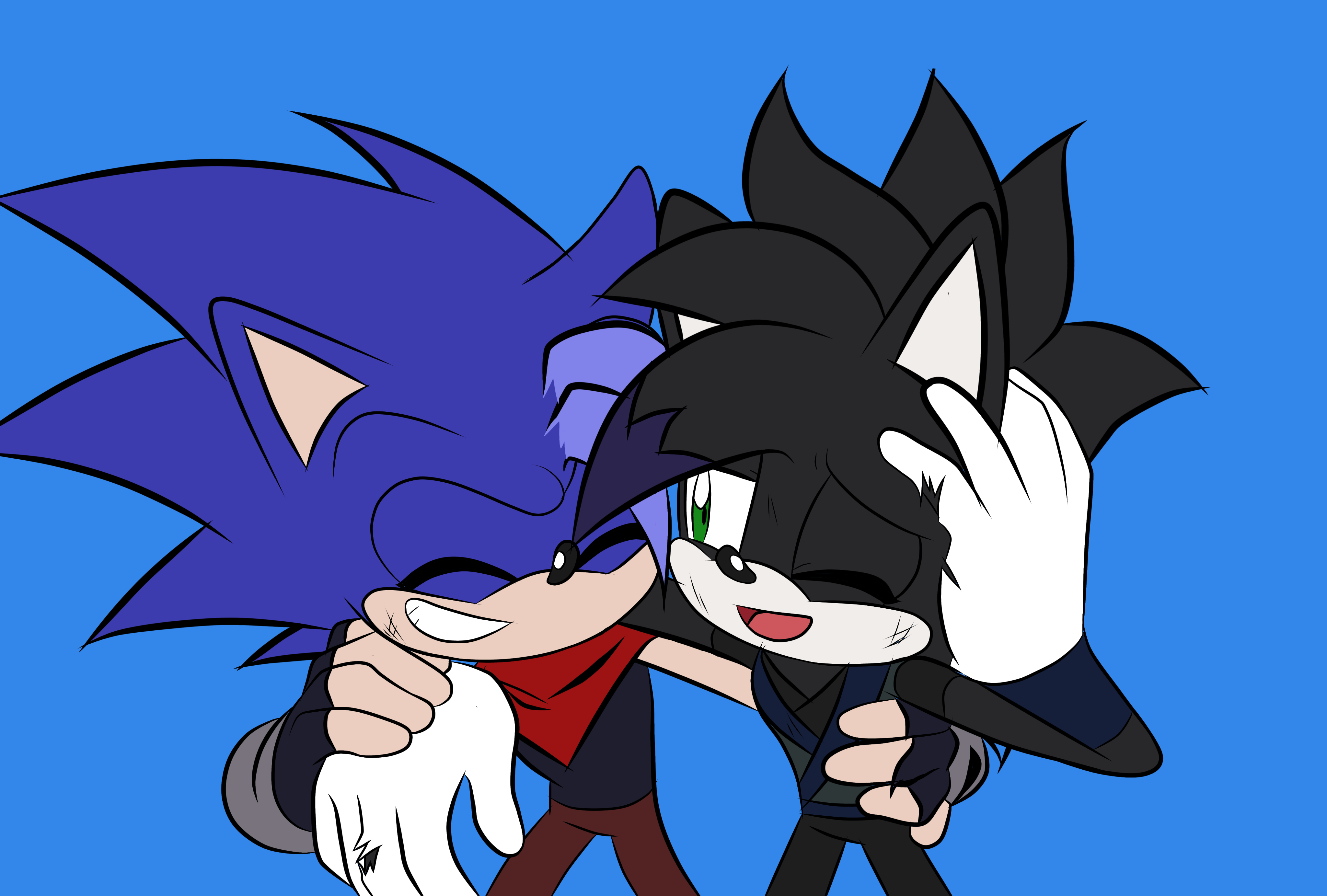 Sonic X Shadow and Silver by renajahthehedgehog on DeviantArt