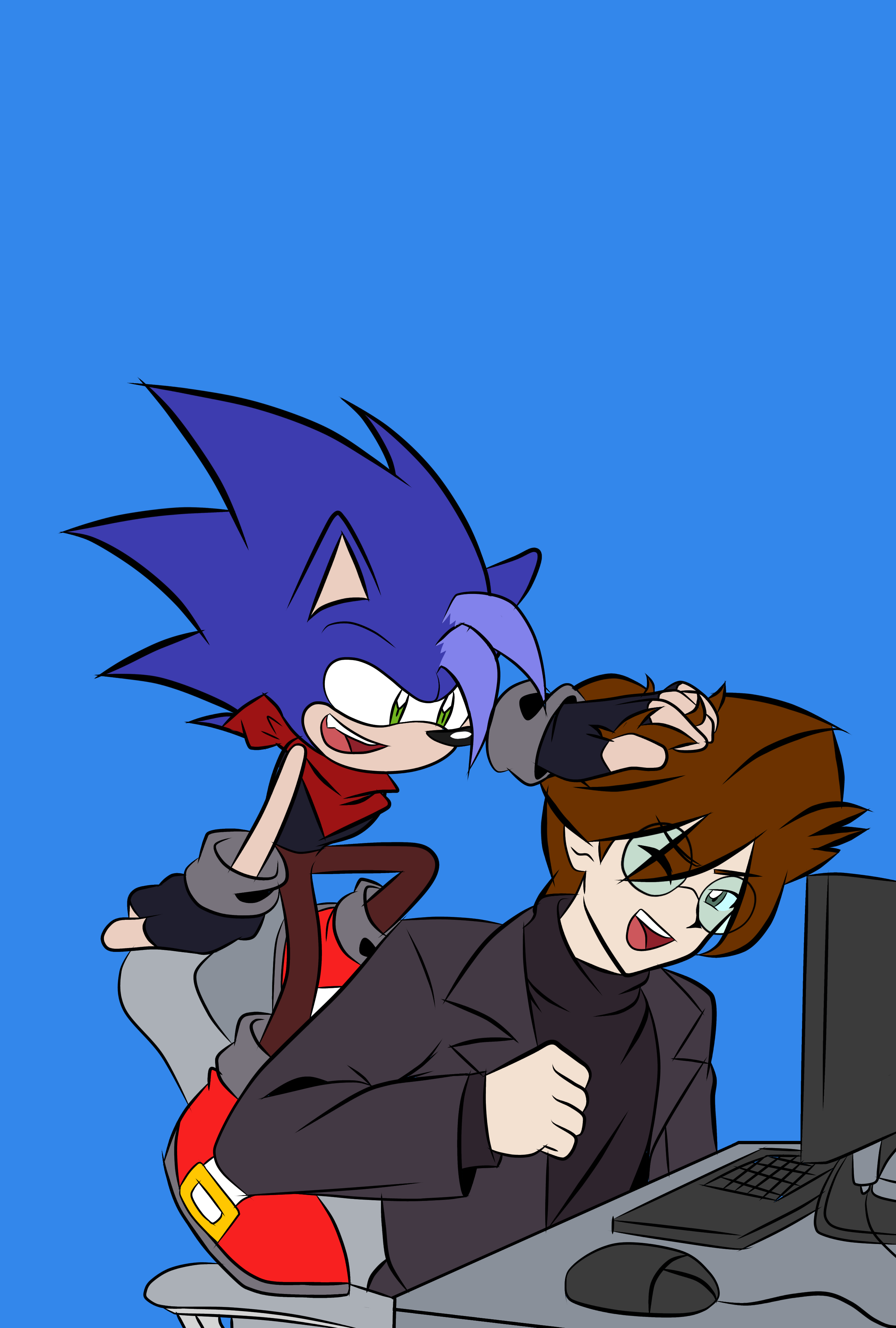 Sonic X Shadow and Silver by renajahthehedgehog on DeviantArt