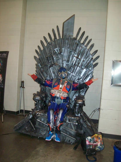 Optimus Prime takes the Iron Throne